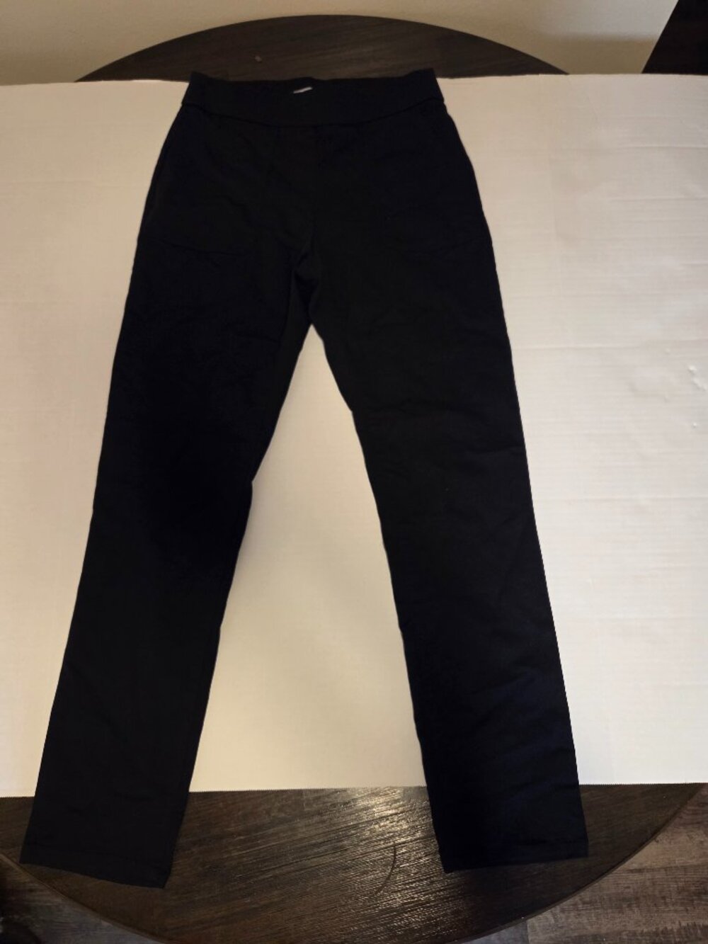 Briggs Black Pull-On Dress Pants - Size 4 Corporate Office Workwear Minimalist S
